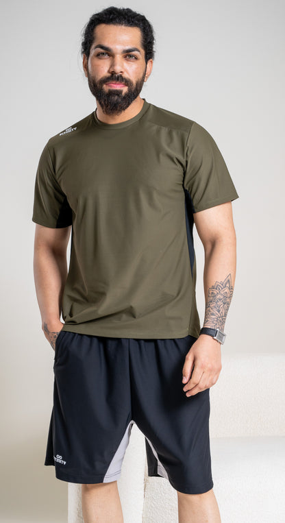 Round Neck Nylon T-shirt