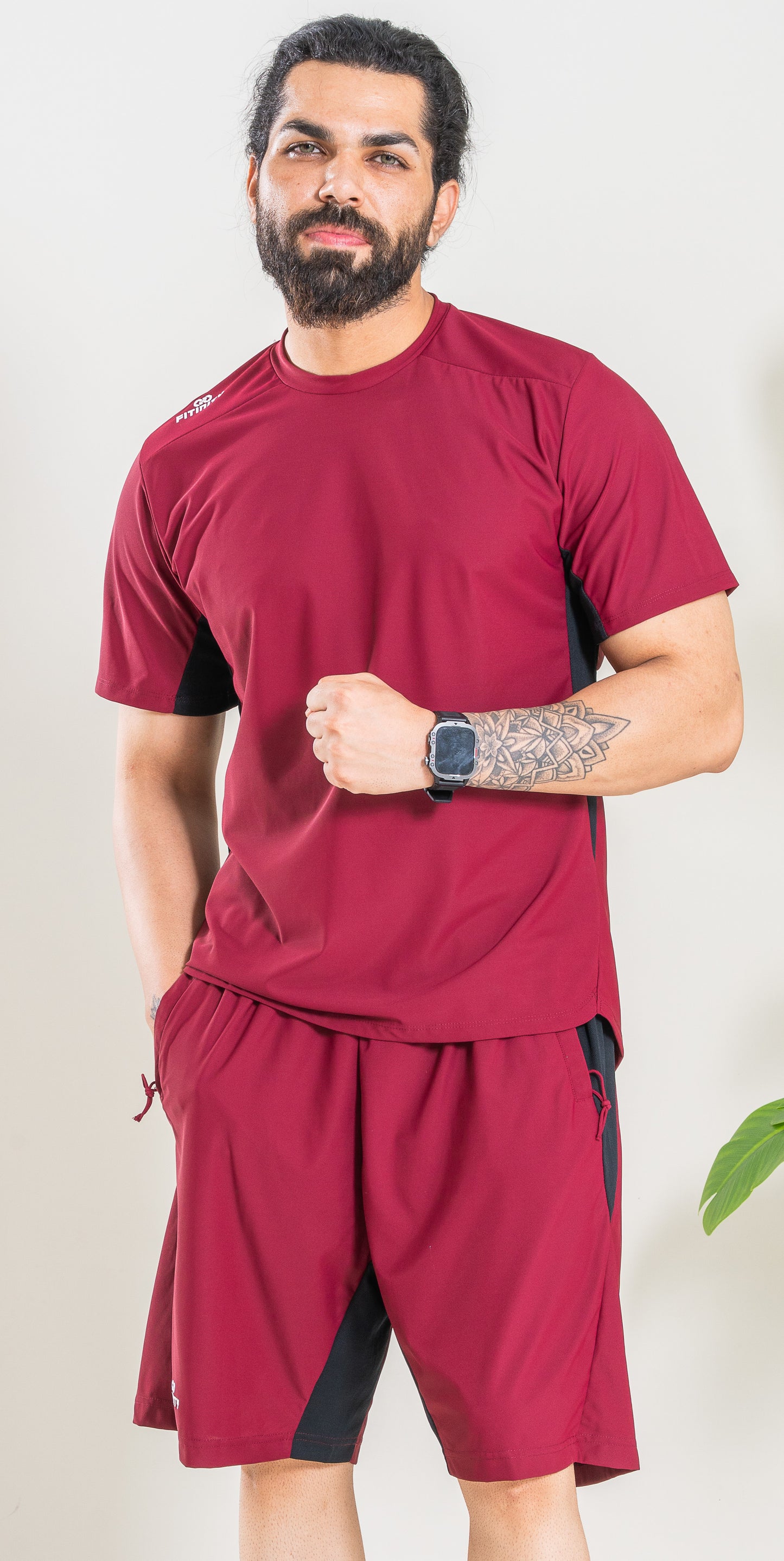 Round Neck Nylon T-shirt