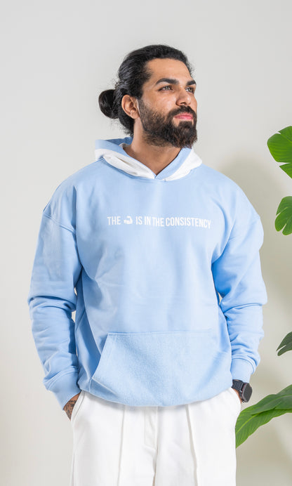 Consistency Hoodie & White Baggy Pants