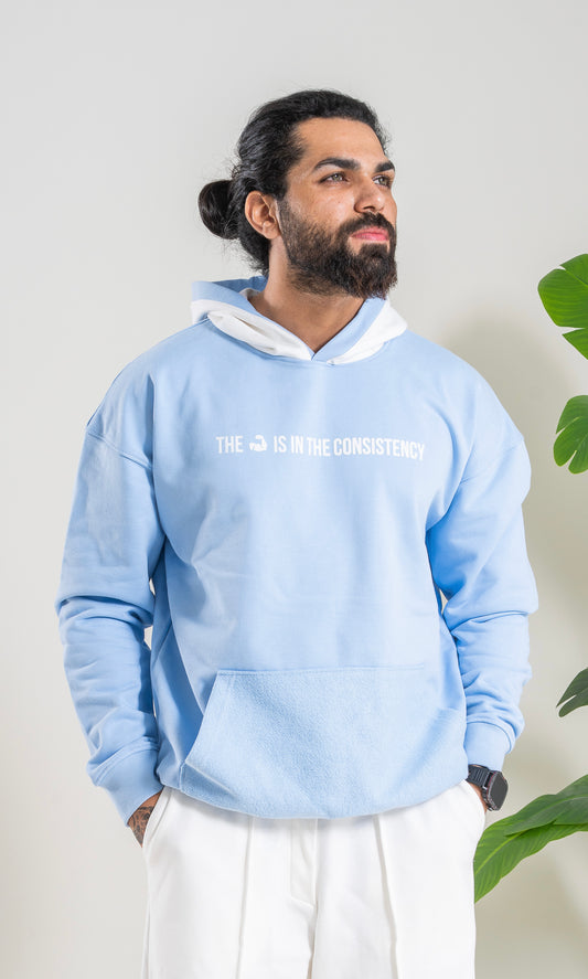 Consistency Hoodie & White Baggy Pants