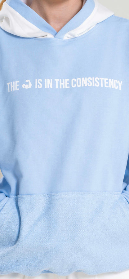 Consistency Hoodie & White Baggy Pants